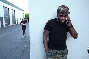 did andi ray give blowjob and milk rome major's bbc behind alley dumpster?