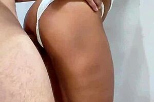 I let myself go and ended up gettin anal standin up, he cummed inside