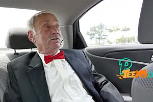 Horny old man still uses his old johnson