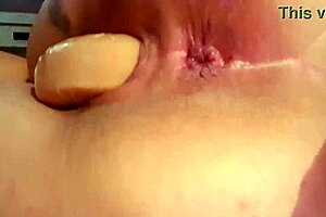 culo roto se dio muy fuerte alexa mira como se da ella sola parte 1