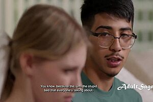 Teen Cheerleader Chooses Class Nerd Over Jock For First Time