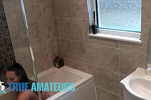 'suck my big cock dry,' mike tells molly in bathroom