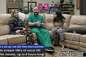 Freshman Gets Mandatory Hitachi Orgasm From Doctor-Tampa - Daisy Bean