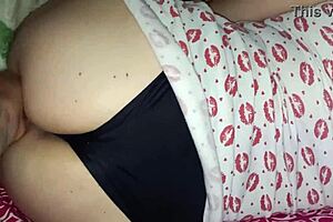 Wife Enjoys Private Touching In Sheer Outfit