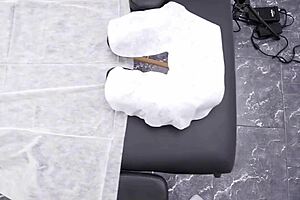 Hot Milf Receives Stretching Massage from BBC Masseur