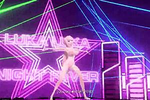 megurine luka nude goddess in night fever