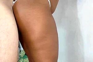 I let myself go and ended up gettin anal standin up, he cummed inside