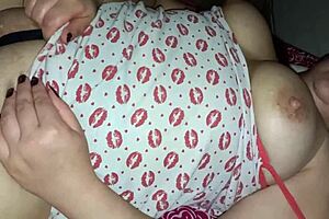 Wife Enjoys Private Touching In Sheer Outfit