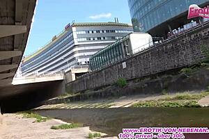 Fat German Woman Approached And Filmed On The Street