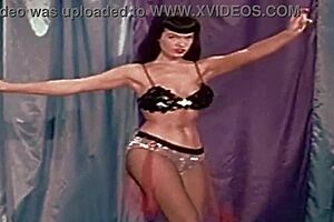 orbiting odyssey evokes vintage betty page allure