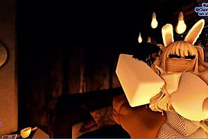 Fucking Candy in Her Cosplay Bunny Outfit Ro-Cons