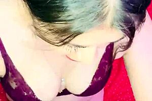 latina puta has incredible orgasm, gets cum in mouth?