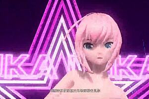 megurine luka nude goddess in night fever