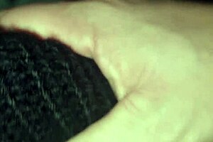 Moaning and cumming after long handjob