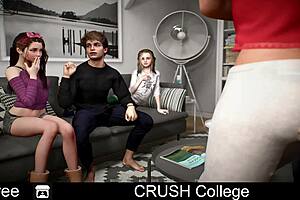 College Crush Group Sex with Oral and Vaginal Play