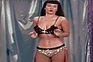 orbiting odyssey evokes vintage betty page allure