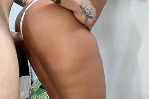 I let myself go and ended up gettin anal standin up, he cummed inside