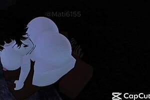 intruder hidden in my house gets what she deserves, big ass and cock action