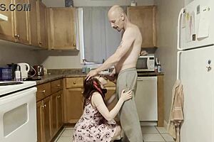 Man catches young woman out late drinking he wont tell if she lets him fuck both her holes