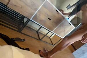 big tits teen anal queen squirts in reverse cowgirl with rimjob