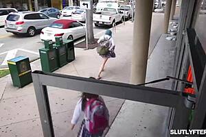 Mira Monroe Sucks Officer Rusty's Huge Cock Intensely