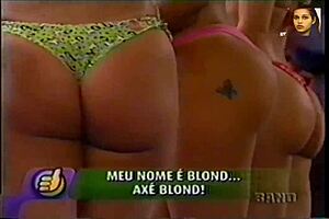 team axe blonde strip super positive brazilian tv