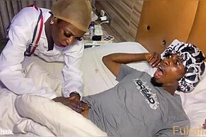 imagine the sweet ebony petite riding that big cock passionately