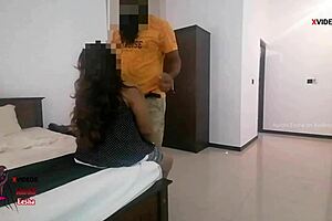 Joyful Reunion of Sexy Indian Office Couple