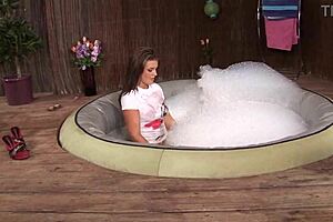 Valery Summer and Paige Ashley 69 in evening gowns, it's hot