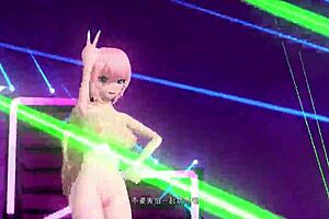 megurine luka nude goddess in night fever