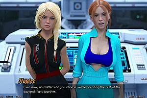 stranded in space 149 - choosing between the stepsisters busty red head or the beuatiful busty blonde virgin