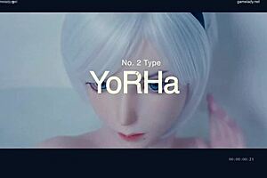 Super cute doggystyle animation with d va, bent over and horny