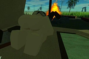 Fucking A Fan With Intense Passion In Roblox Sex