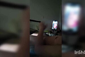 i teased him with a hot video and watched him jerk off