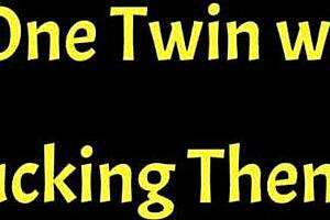 Cheating on one twin with the other intensely fucking them both in passionate encounter