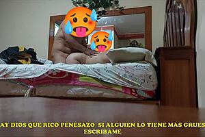 Young woman sucks thick 54-year-old cock intensely