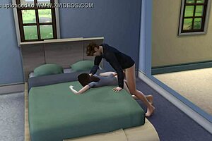 passionate sex with 18 19 yo teen in sims 4