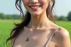 Elegant Thai Beauty in Captivating Scene and Dress