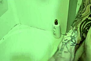 I'm Rubbing My Big Cock In And Out Of The Shower