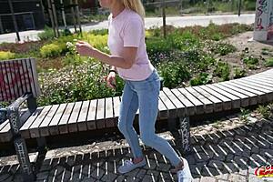 Skinny Mature Melisa Rose Picked Up For No Condom Casting Fuck