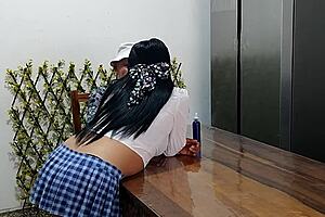 Old dirty-ass fucking student who makes a pass and takes the chance.