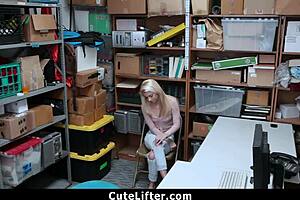 Perky teen 18+ must take officers load as punishment