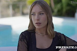 Interview with Angelika Grays in Outdoor Casting Session