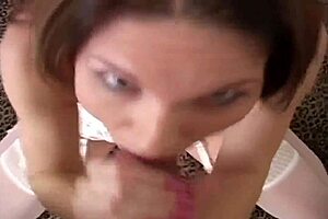 devlyn lace gives a swallow blowjob