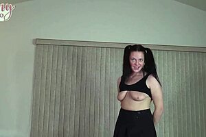 Gorgeous Daisy Garcia joins cheerleader squad after intense anal fucking and creampie with Seth