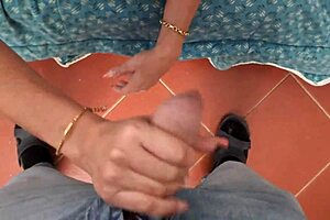 Preview - blonde milf blowjob with cum swallowing pov