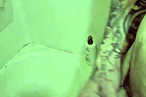 I'm Rubbing My Big Cock In And Out Of The Shower