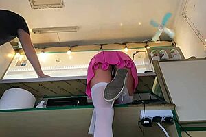 I Couldn't Resist Kissing Her At Work When She Bent Over The Counter