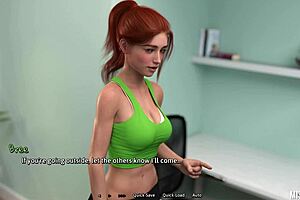 Oh, that summer heat making her horny shaved pussy so wet!