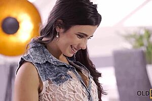 old4k student enjoys rough anal fun with the older bald man